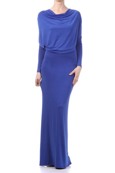 Dolman Sleeve Maxi Dress