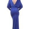 Dolman Sleeve Maxi Dress