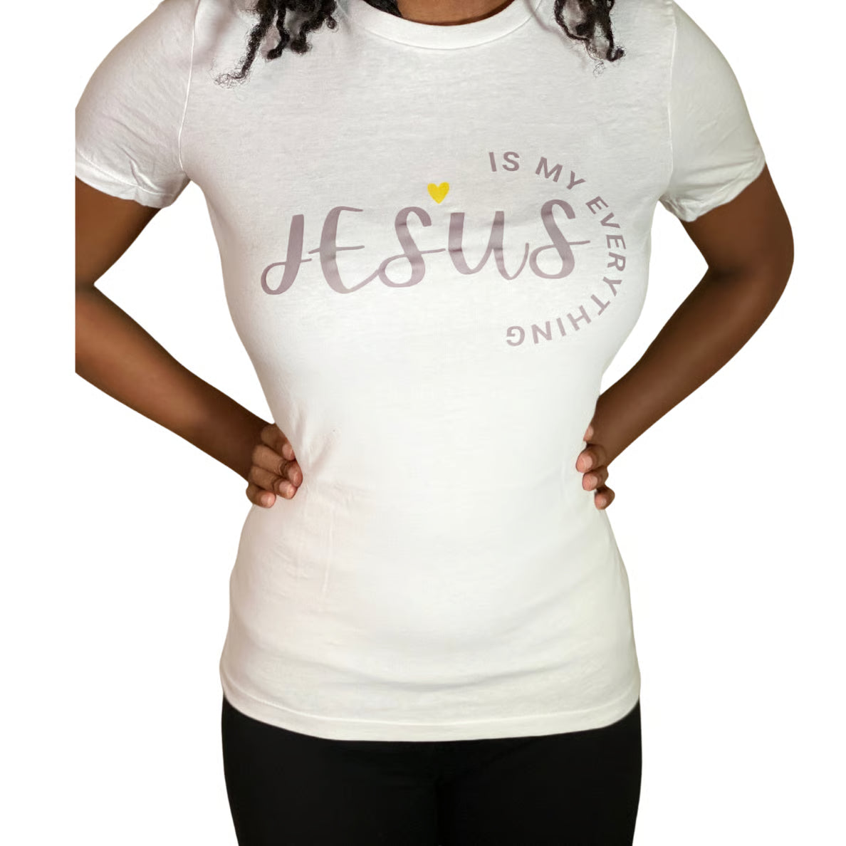 Jesus Is My Everything™ Faith Tee – White