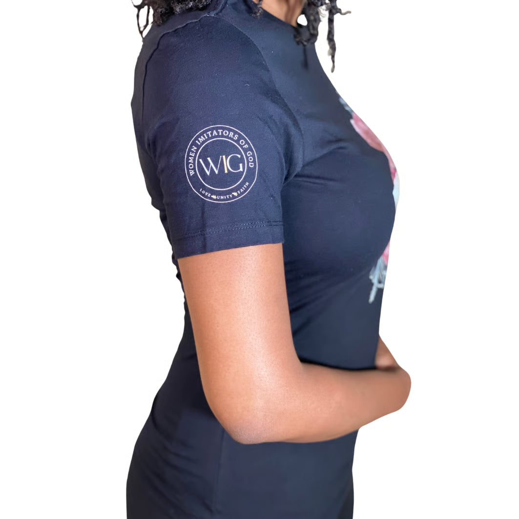 Beauty for Ashes™ Faith T-shirt Isaiah 61:3– Black Isi