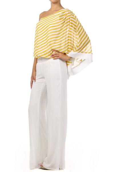 Chic Stripes Off-Shoulder Jumpsuit – 2 Colors