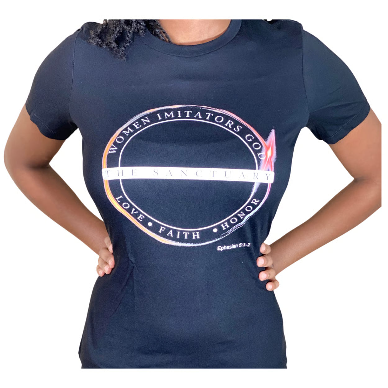 The Sanctuary Faith Tee – Love, Faith, Honor